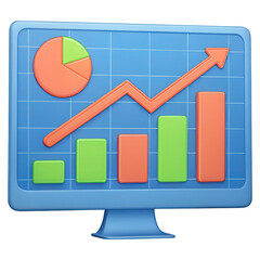Poster - A smart KPI dashboard for tracking digital business performance visually represented.