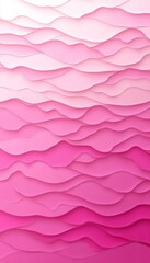 Fototapete - Seamless Light Red To Pastel Pink Gradient, 3D Style, Delicate, Gentle, Light, Wave Texture