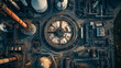 © Jhati - Aerial view of a large industrial complex with tanks and pipes in a sprawling urban landscape