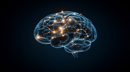 Poster - Visual representation of brain signal patterns showcasing innovation in neurology and healthcare