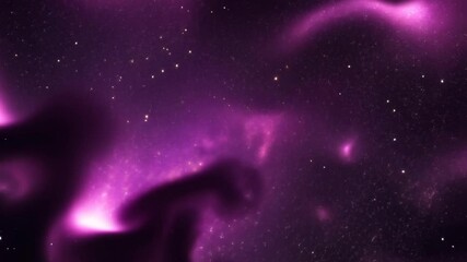 Poster - A purple cloud with a city in the background. The city is in the distance. The cloud is very thick and purple