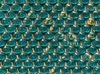 Poster - modern architecture is showcased through the building's intricate glass facade pattern and details
