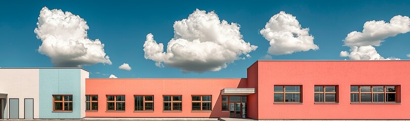 Poster - the photography of urban architecture emphasizes minimalism, capturing the facades of modern skyscra