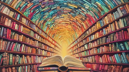 Poster - Vibrant Colors as Seen in the Perspective of Urban Architecture