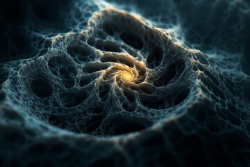 Wall Mural - a mesmerizing view of a nebula in outer space, swirling with intricate details and captivating colors
