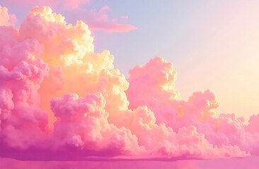 Wall Mural - purple magenta pink peach coral orange yellow beige white abstract watercolor. art background. light