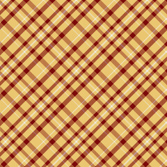 Wall Mural - plaid repeat pattern in brown.check tartan seamless pattern.vector graphic illustration background d