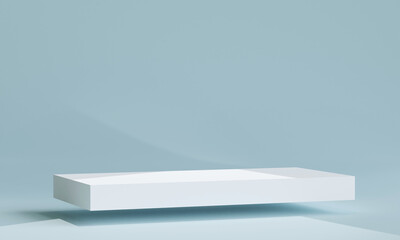 Wall Mural - Minimal product placement background. podium display for product presentation. 3d illustration.