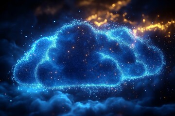 Wall Mural - stunning digital cloud design