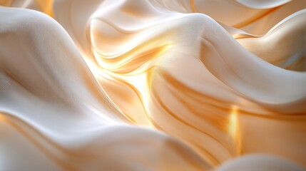 Poster - Beige soft background silk fabric with smooth lines luxury decorative and modern elegant style design
