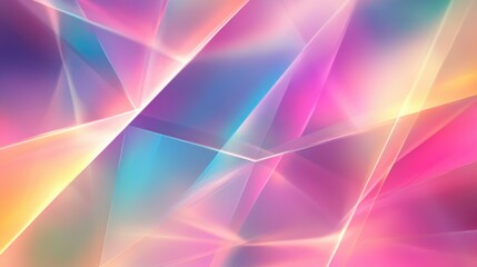 Poster - Abstract colorful geometric shapes modern graphic design vibrant color background for wallpaper