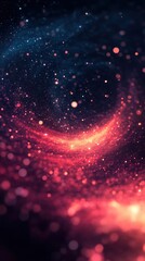 Poster - Ethereal cosmic bloom captivating nebula of magenta light in a scenic deep space glittering with stellar dust