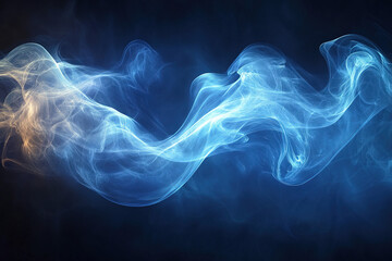Wall Mural - an abstract smoke background, dramatic and artistic, design theme.
