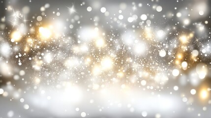 Poster - Captivating winter wonderland snowy sparkle effects nature digital background enchanted atmosphere abstract viewpoint