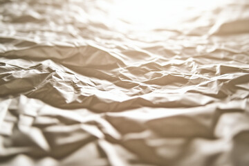 Poster - The Art of Texture: Capturing the intricate patterns and shadows of crumpled paper, evoking a sense of abstract beauty and tactile fascination.