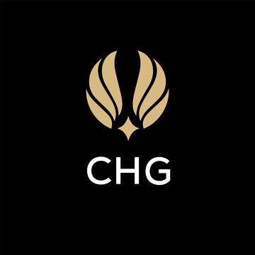 CHG creative minimalist letter logo.