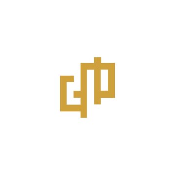 GP premium vector logo template design