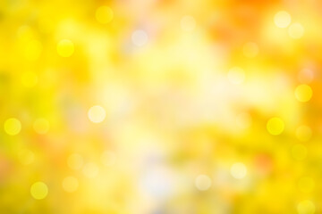 Wall Mural - yellow abstract background blur with bokeh, holiday wallpaper