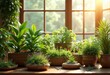 © Yaraslava - eco friendly plant arrangement reusable materials sustainable greenery indoor garden display, container, planter, soil, floral, botanical, style, design