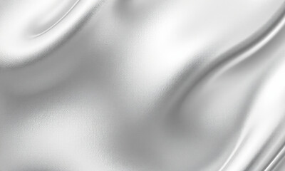Poster - smooth silver liquid texture creates captivating visual effect, showcasing soft waves and reflective surface that evokes sense of elegance and fluidity