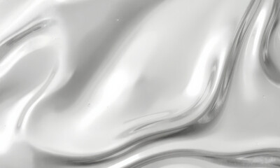 Poster - smooth, reflective silver liquid texture creates captivating visual effect, showcasing fluidity and elegance. shimmering surface invites exploration and evokes sense of tranquility