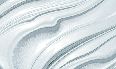 Poster - smooth, flowing silver liquid texture creates elegant and modern appearance, perfect for backgrounds or design elements. shimmering surface reflects light beautifully, adding depth and