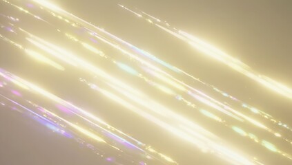 Poster - bright abstract light streaks create a dynamic and ethereal atmosphere in a colorful background desi