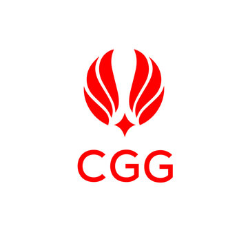 CGG creative minimalist letter logo.