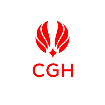 CGH creative minimalist letter logo.