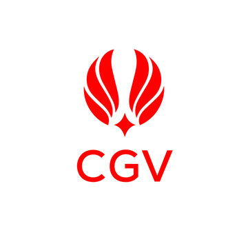 CGV creative minimalist letter logo.