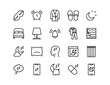 © digistock - Sleep Vector Icon Set | Adjustable Line Weight | Bedtime, pillow, pajamas, alarm, night, dreams, sleep mask, relaxation, insomnia, bedroom, comfortable, rest, bedtime routine icons