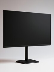 Poster - Modern Black Computer Monitor Display Screen Wide High Resolution Professional Office Technology Digital Device Elegant Slim Design Premium Quality   