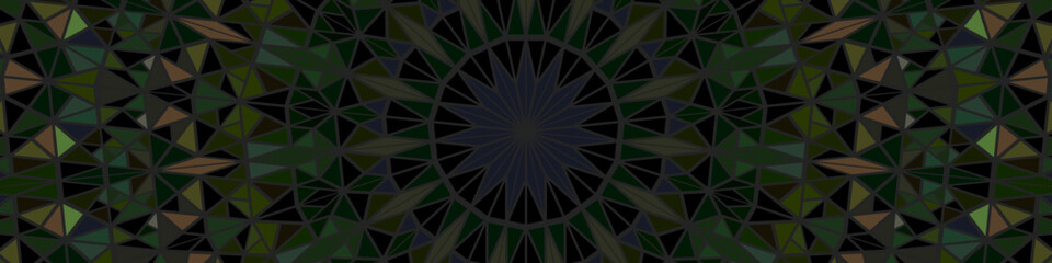 Poster - Dynamic polygonal circular tile triangle mosaic pattern background