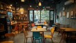 © rashyn - Cozy cafe interior with natural light