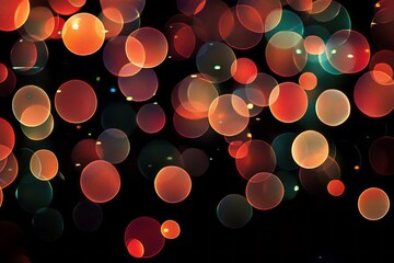 Poster - colorful abstract bokeh lights creating a vibrant and dynamic background for artistic designs and cr