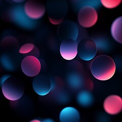 Poster - Colorful abstract background with vibrant bokeh circles creating a lively atmosphere for creative designs