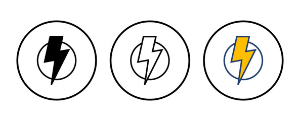 Wall Mural - power icon vector. power switch icon. electric power