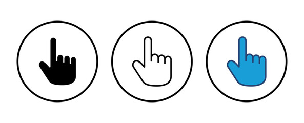 Poster - hand icon vector. hand vector icon, palm