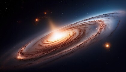 Poster - Exploring the mysteries of a dwarf galaxys formation and shining core in the vast cosmos