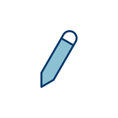 Leinwandbilder - Pencil icon vector isolated on white background. Pencil vector icon