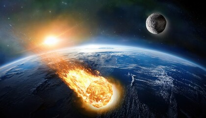 Aufkleber - Exploring the odds of asteroid impacts on Earth and their cosmic consequences