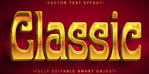 Poster - Worn Classic Vector Fully Editable Smart Object Text Effect