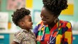 © Nongkhane - Female doctor examining child's ears at pediatric clinic healthcare environment close-up view caring concept