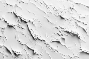 Poster - Textured white surface with deep creases and folds