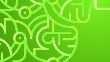 abstract green shapes geometric shape overlay background vector illustration
