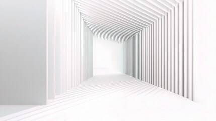 Poster - Abstract Architectural Background with Lines and Light Effects