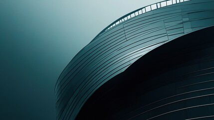 Poster - Modern Architectural Building in Beijing with Unique Design Elements