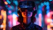 © Balerinastock - Immersive Virtual Reality Experience: A Woman Exploring the Metaverse