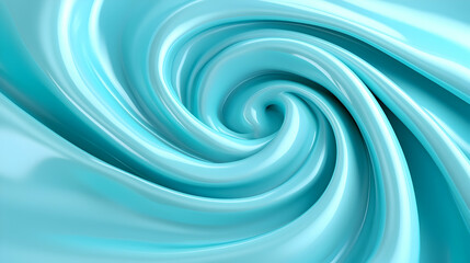 Poster - Aqua Water Swirl Abstract Background