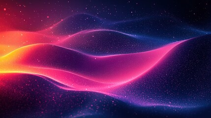 Aufkleber - Bright gradient background, small grainy surface Abstract shapes black background colorful banner header poster design. Abstract modern dynamic colored background, 32k Resolution
